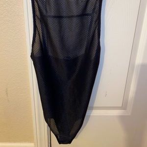 Black sheer Bodysuit